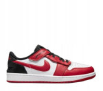 Pánské sportovní boty Air Jordan 1 Low FlyEase M DM1206-163 Červeno-bílá s černou - Nike červená-bílá 46