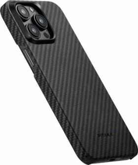 Pouzdro Pitaka MagEZ 4 1500D case iPhone 15 Pro Max černé/šedé twill