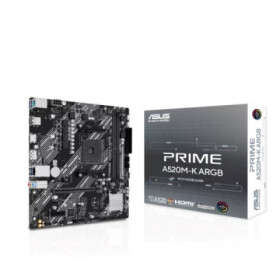 ASUS MB Sc AM4 PRIME A520M-K ARGB, AMD A520, 2xDDR4, 1xHDMI, 1xD-Sub, mATX EDF_1887902