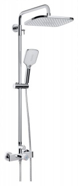 Rubineta - Sprchový set SET VENETO+EASY PUSH-15, chrom OLBA625141