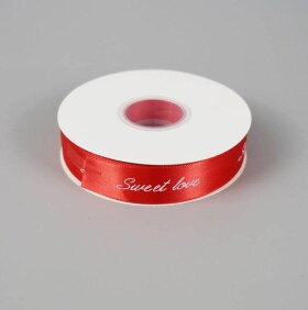 Cake Star Stuha Sweet Love červená (25 mm x 45 m)