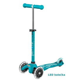 Mini Micro Deluxe Aqua LED - ZDARMA dopravné a Zdravá láhev! (Barva aqua dle vyobrazení!)