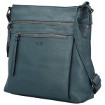 Stylová dámská koženková crossbody kabelka Orniva, modrá