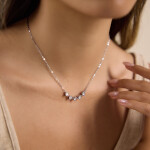 ELENYS Heartline Chain – náhrdelník z prémiové oceli Délka: 41+5 cm / max. 46 cm