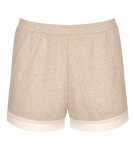 Dámské šortky GO Ribbed Short GRAY sv. béžové M013 SLOGGI GRAY