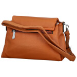 Stylová dámská koženková crossbody kabelka Kornelia, koňaková