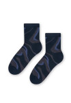 Ponožky Steven art.099 Vybrané vzory 35-40 tmavě modrá 35-37