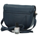 Módní dámská koženková crossbody kabelka Caila, tmavě modrá