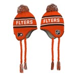 Outerstuff Dětská zimní čepice Philadelphia Flyers NHL Jacquard Tassel Knit With Pom