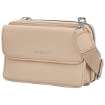 Trendy dámská koženková crossbody peněženka Radola, růžová