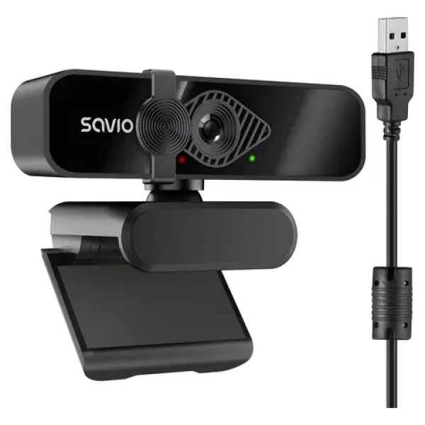 Webkamera CAK-06 černá / Webkamera / 4K Ultra HD / USB / Mikrofon / Plug and Play (SAVCAK-06)