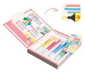 Zvýrazňovač STABILO swing cool BOOKLOVER Set - 4 ks - ideální pro STABILO Highlight App