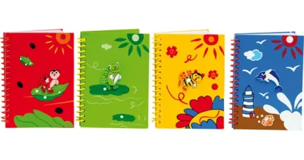 Small foot Poznámkový sešit s dřevěným obalem 1 ks (LE7912-1)