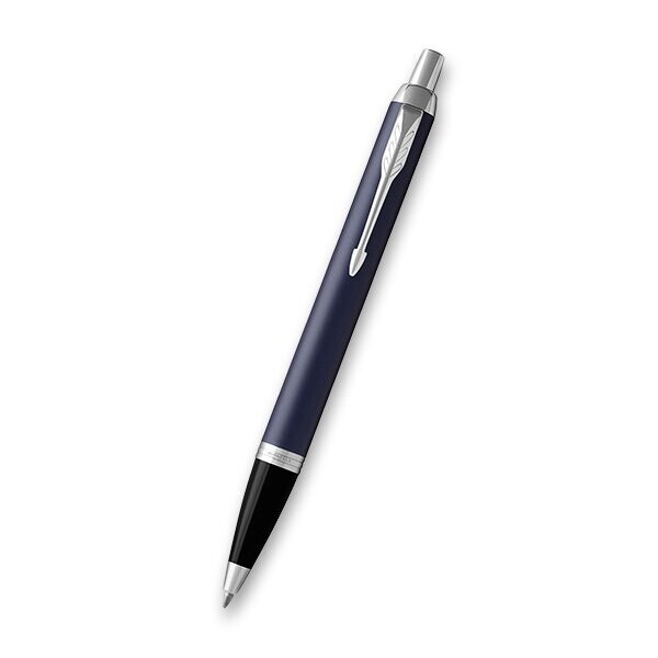 Parker IM Blue kuličkové pero chromové doplňky