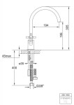 STEINBERG - 250 Dřezová baterie, chrom 250 1400