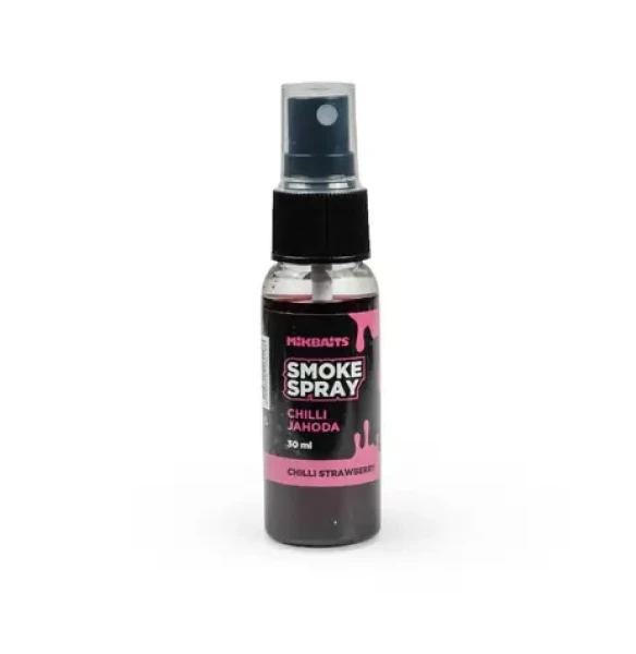 Mikbaits Dip SMOKE Spray Chilli Jahoda / Atraktant / 30 ml