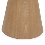 Oválný jídelní stůl 160x90cm, dýha, dub HT-L3523 OAK