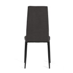 Jídelní židle, šedá, látka, DCL-V5031 GREY2