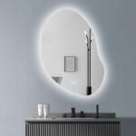 REA - Zrcadlo LED 80x60cm CLOUD C HOM-05504