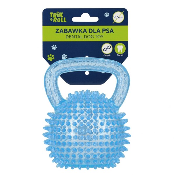 Hračka pro mazlíčky pro psy s úchytem modrá 9,5 cm, Wiky, W061376