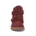 Dívčí zimní barefoot boty ZERU TEX FURRY Bordeaux, Froddo, G2110149-5, červená - 21