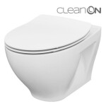 CERSANIT/S - SET 934 ZÁVĚSNÁ WC MÍSA MODUO CLEANON + WC SEDÁTKO DELFI SLIM SC EO K701-147