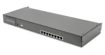 Digitus modulární CAT5 KVM switch 8-port / KVM switch / 8 portů / Dosah 60 m / Rack 1U (DS-72216)