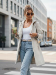 Dámská přechodná bunda parka béžová FashionStreet TY5557 L