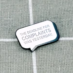 Pinarna.cz The deadline for complaints was yesterday. / Lhůta pro podání stížností skončila včera.