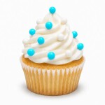 Cukrové perly SweetArt modré a bílé 7 mm (40 g)