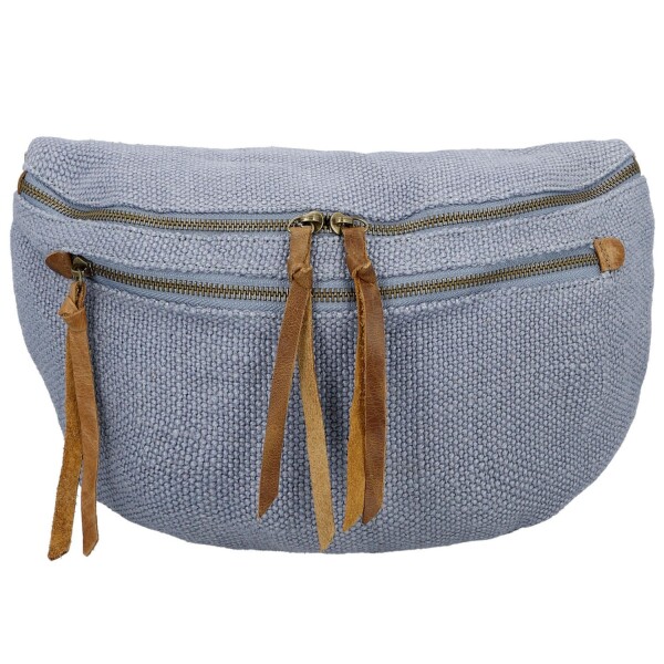 Trendy dámská textilní ledvinka Lena, modrá