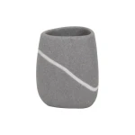 MSV ZEN kelímek do koupelny šedý / polyresin (3700703955412)