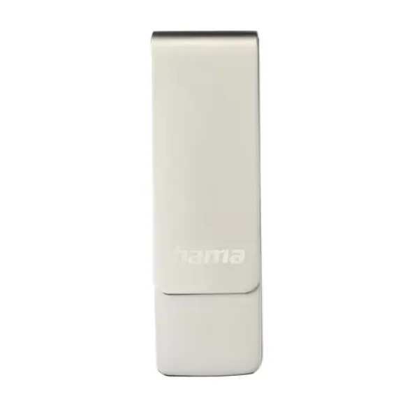 Hama USB flash disk Rotate Pro stříbrná / USB 3.0 / 64 GB / 70 MB/s (182485)