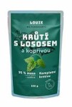 Louie Dog kapsa Krůtí s lososem a kopřivou 300g