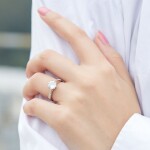LUNICA Stříbrný zásnubní prsten ELBA Velikost prstenu: 9 (EU: 59-61) 0595_9