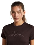 ICEBREAKER Wmns Merino 150 Tech Lite SS Tee Sparkling Sta, Bittersweet velikost: XL