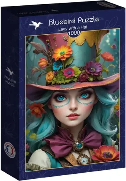 BLUEBIRD Puzzle Dívka s kloboukem
