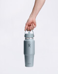 Hydro Flask Wide Mouth Travel Bottle with Flex Straw Cap (946 ml) Shale Gray