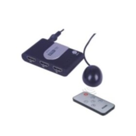 PremiumCord HDMI switch 3:1 / dálkové ovládání / černý (8592220006914)