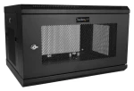 StarTech Nástěnný rozvaděč 6U černý / Nástěnný rozvaděč / 19" / Šířka 600 mm / Hloubka 450 mm / nosnost 90 kg (RK616WALM)