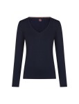 ICEBREAKER Wmns Merino 260 Tech LS V Neck, Midnight Navy (vzorek) velikost: S
