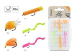 Delphin Sada umělých mušek Fly Bung trout 10ks,Delphin Sada umělých mušek Fly Bung trout 10ks