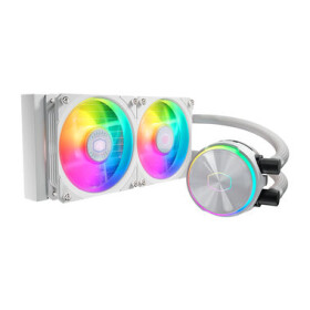 Cooler Master PL240 Flux bílá / 2x 120mm / 2300 RPM @ 32dB / 72.4 CFM / AMD + Intel (MLY-D24M-A23PZ-RW)