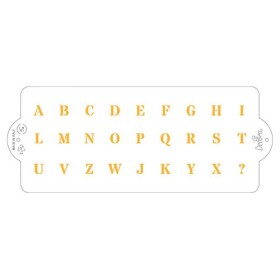 Decora stencil Abeceda