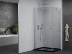 MEXEN/S - Pretoria sprchový kout 70x120, transparent, chrom + sprchová vanička včetně sifonu 852-070-120-01-00-4070