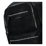 Módní dámský koženkový batůžek Sirina, černá