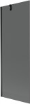MEXEN/S - Next vanová zástěna FIX 70 x 150, grafit, černá 895-070-000-00-40-70