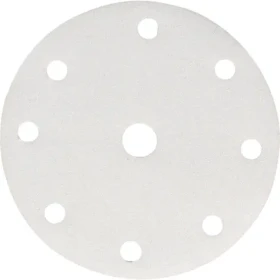 Makita P-37839 / Brusný papír na dřevo | kov | kámen / Zrnitost K40 / Průměr 150 mm / 9 otvorů / 10 ks (P-37839)