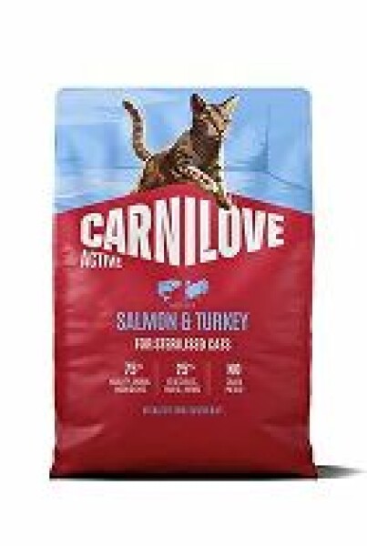 Carnilove Cat Active Dry Salmon&Turkey Steril.Ad.AB2kg