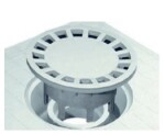 MIDAS Poklop se sifonem, PP DN 550 x 550 mm, zatížení do 1,5t +